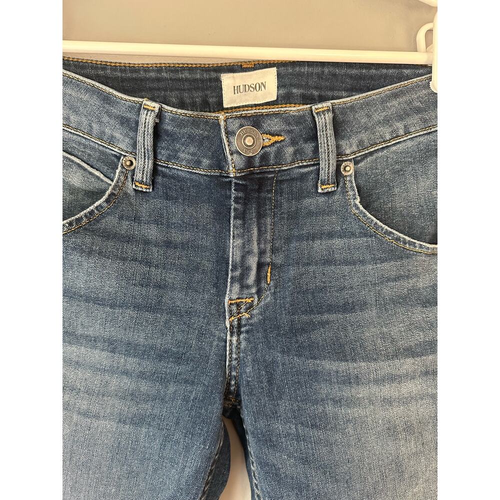 Hudson Women’s Baraca Straight Crop Cuffed Jeans Size 26 - Picture 2 of 7
